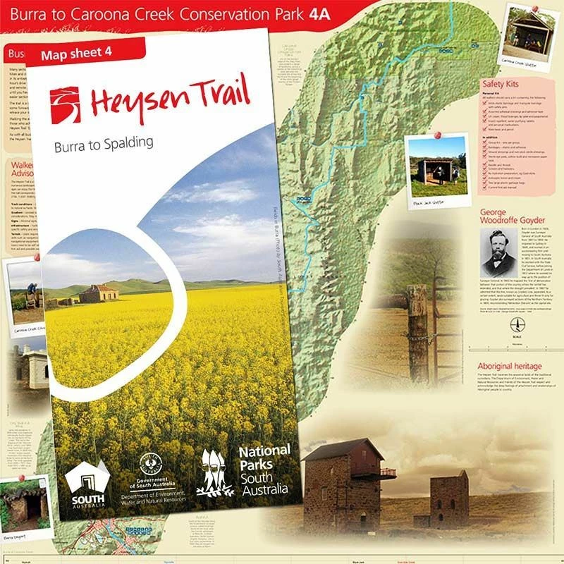 Heysen Trail Map 4 Burra−Spalding 4 Heysen Trail Map 4 Burra−Spalding - Image 2
