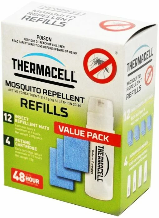 Thermacell Mosquito Repellent Refills 48 Hour -Snowys Sales 0025696 thermacell refill single