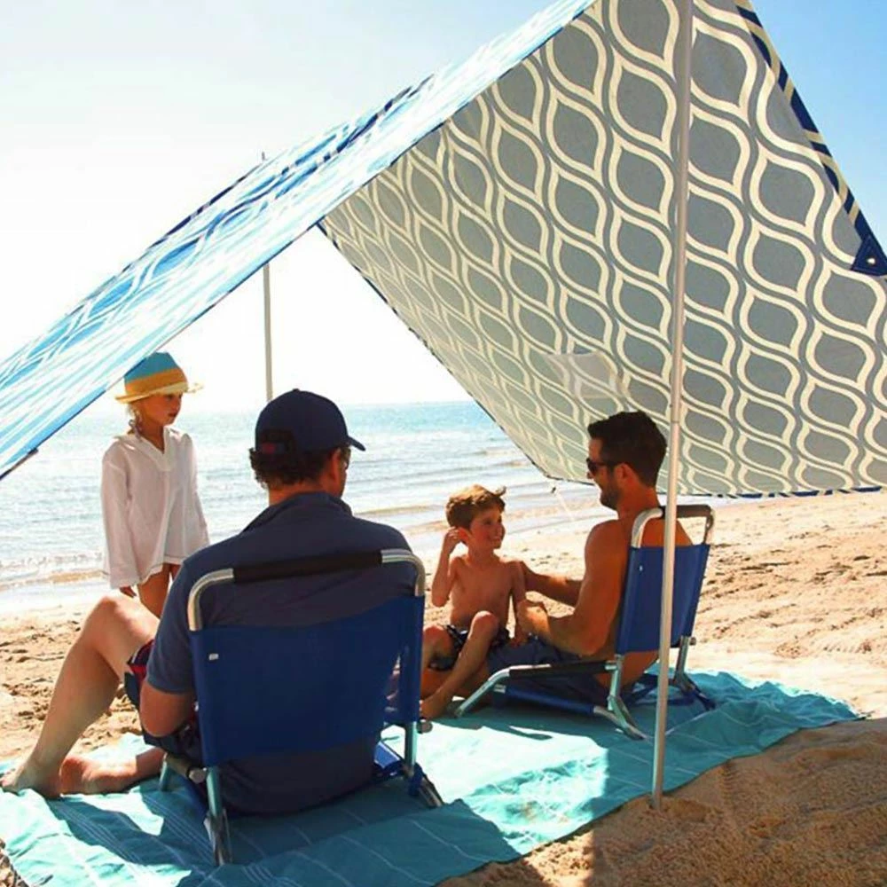 Sombrilla Beach Shade Moroccan Blue 6 Sombrilla Beach Shade Moroccan Blue - Image 4