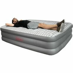 Coleman Queen Double−High Quickbed & Pump 12 Coleman Queen Double−High Quickbed & Pump -Snowys Sales 0033454 queen double high quickbed pump