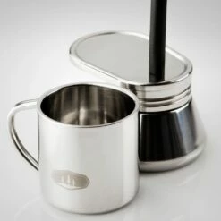 GSI Outdoors 4 Cup Stainless Mini Espresso Maker -Snowys Sales 0036325 4 cup stainless mini espresso maker