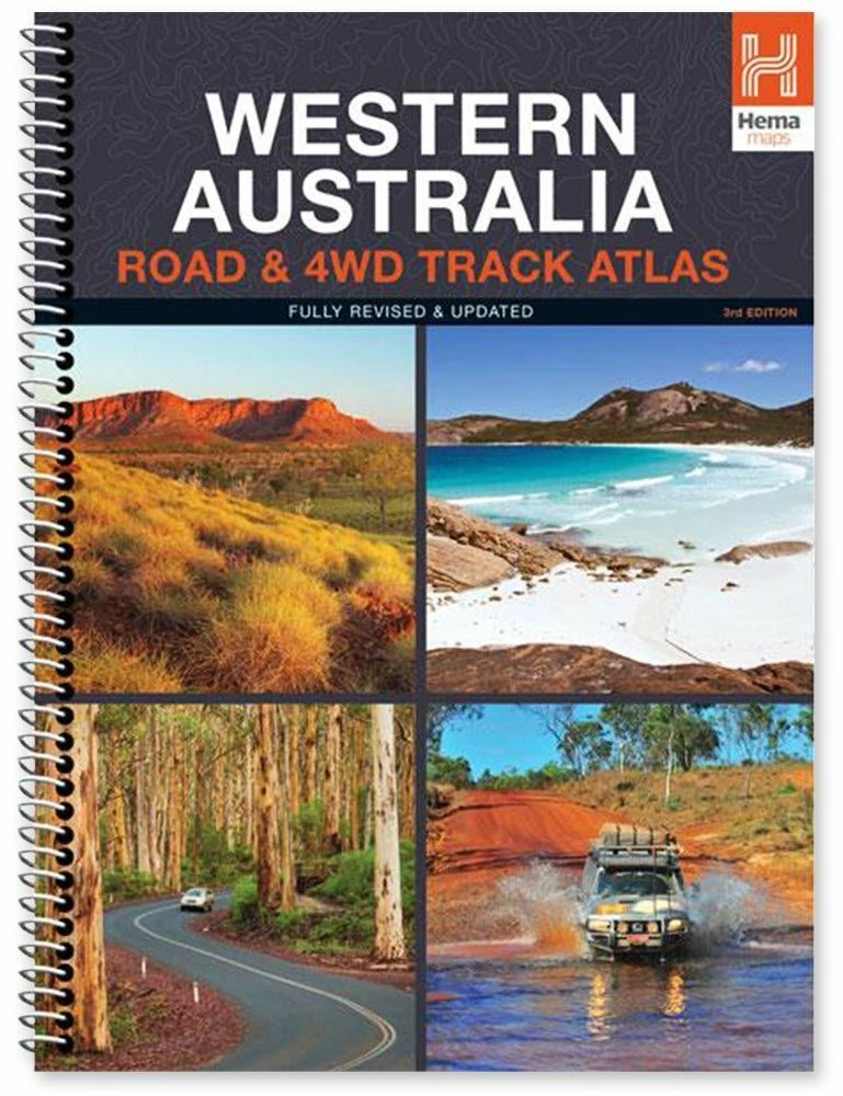 Hema Western Australia Road & 4wd Track Atlas 3 Hema Western Australia Road & 4wd Track Atlas