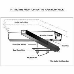 Hi−View 2200 Rooftop Tent -Snowys Sales 0041768 hi view 2200 rooftop tent