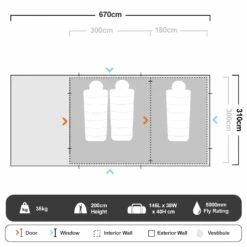Turbo Plus 300 Tent -Snowys Sales 1205203