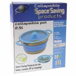 Collapsible Silicone Pot 2.5L Medium -Snowys Sales 1216239 collapsible pot silicone