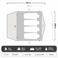 Pronto 5 Inflatable Air Tent V2 -Snowys Sales 1220881