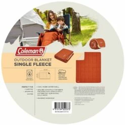 Coleman Outdoor Blanket Single Fleece -Snowys Sales 1223054 outdoor blanket single deluxe fleece