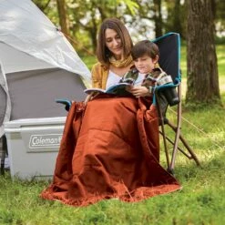 Coleman Outdoor Blanket Single Fleece -Snowys Sales 1223056 outdoor blanket single deluxe fleece