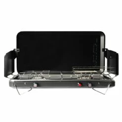 2 Burner Deluxe Wide Camp Stove -Snowys Sales 1227541 2 burner deluxe wide camp stove