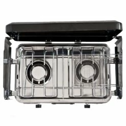 2 Burner Deluxe Wide Camp Stove -Snowys Sales 1227542 2 burner deluxe wide camp stove