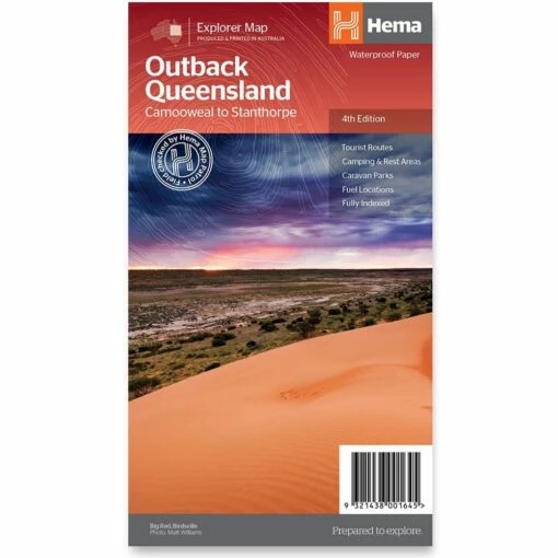 Hema Outback Queensland Map 4th Edition -Snowys Sales 1241236 outback queensland map