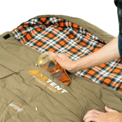 Redgum HotSpot Heated XL Sleeping Bag -Snowys Sales 1244795 redgum hotspot heated xl sleeping bag