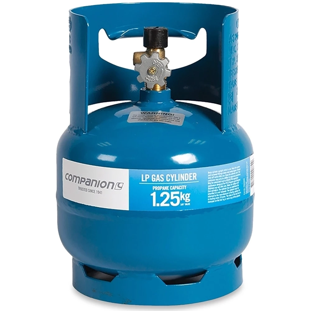 Companion 1.25 Kg 3/8" LH Gas Cylinder 3 Companion 1.25 Kg 3/8" LH Gas Cylinder
