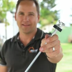 Hook Top Drillable Tent Peg -Snowys Sales 1253403 hook top drillable tent peg