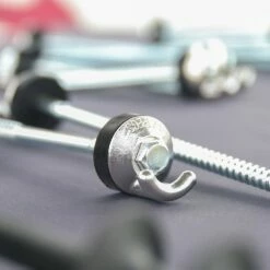 Short Hook Top Drillable Tent Peg -Snowys Sales 1253410 short hook top drillable tent peg