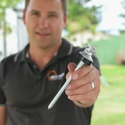 Short Hook Top Drillable Tent Peg -Snowys Sales 1253413 short hook top drillable tent peg