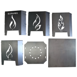 Supa Cube Steel Fire Pit -Snowys Sales 1255515 supacube steel fire pit