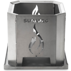 Supa Cube Stainless Steel Fire Pit