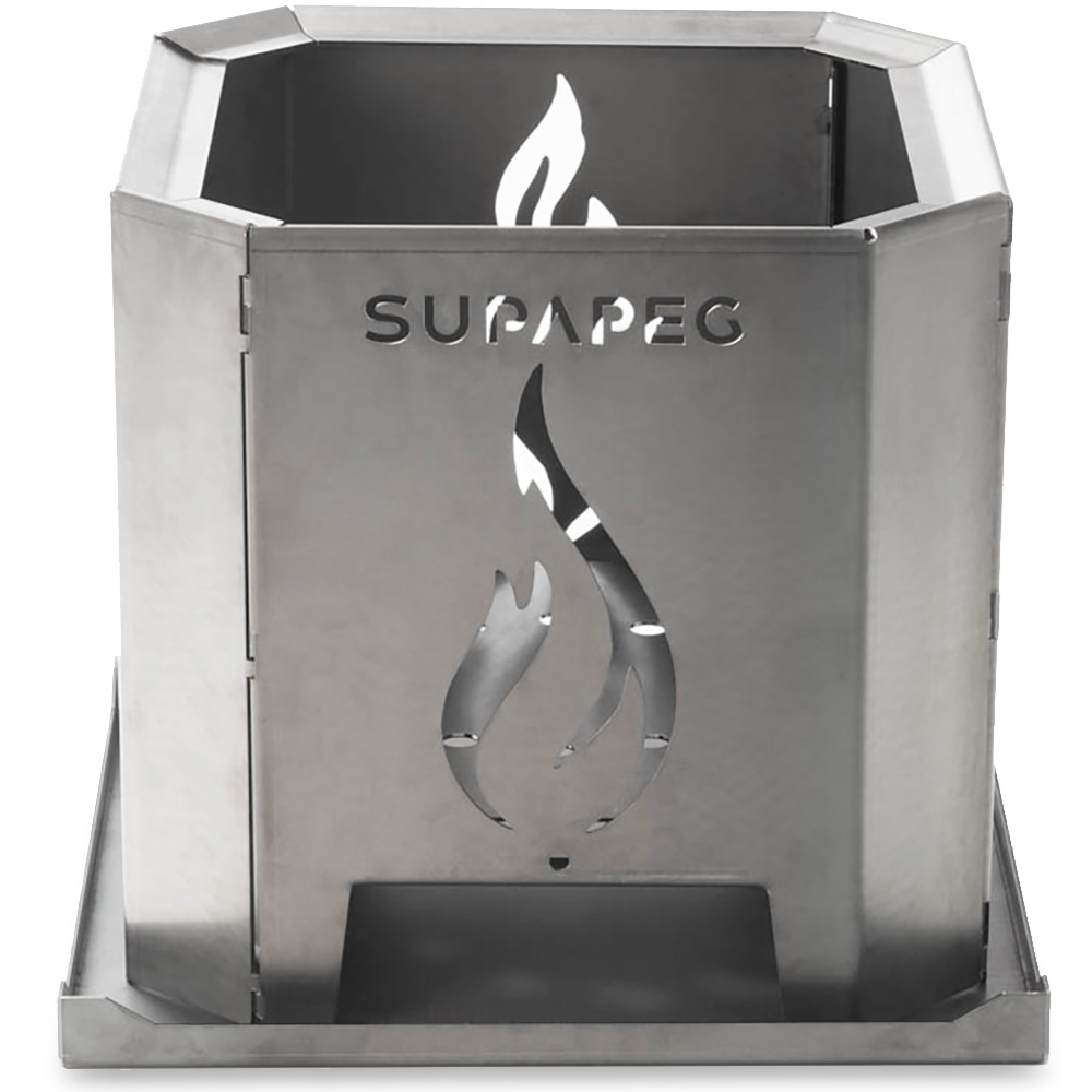 Supa Cube Stainless Steel Fire Pit 3 Supa Cube Stainless Steel Fire Pit