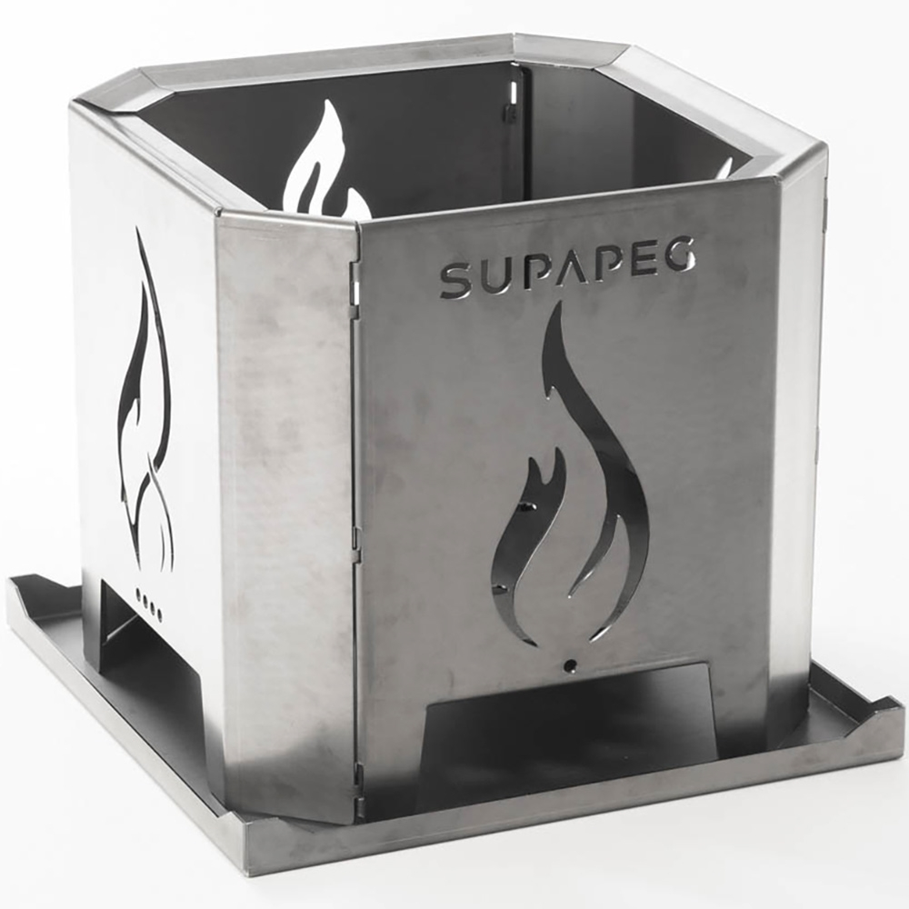 Supa Cube Stainless Steel Fire Pit 4 Supa Cube Stainless Steel Fire Pit - Image 2