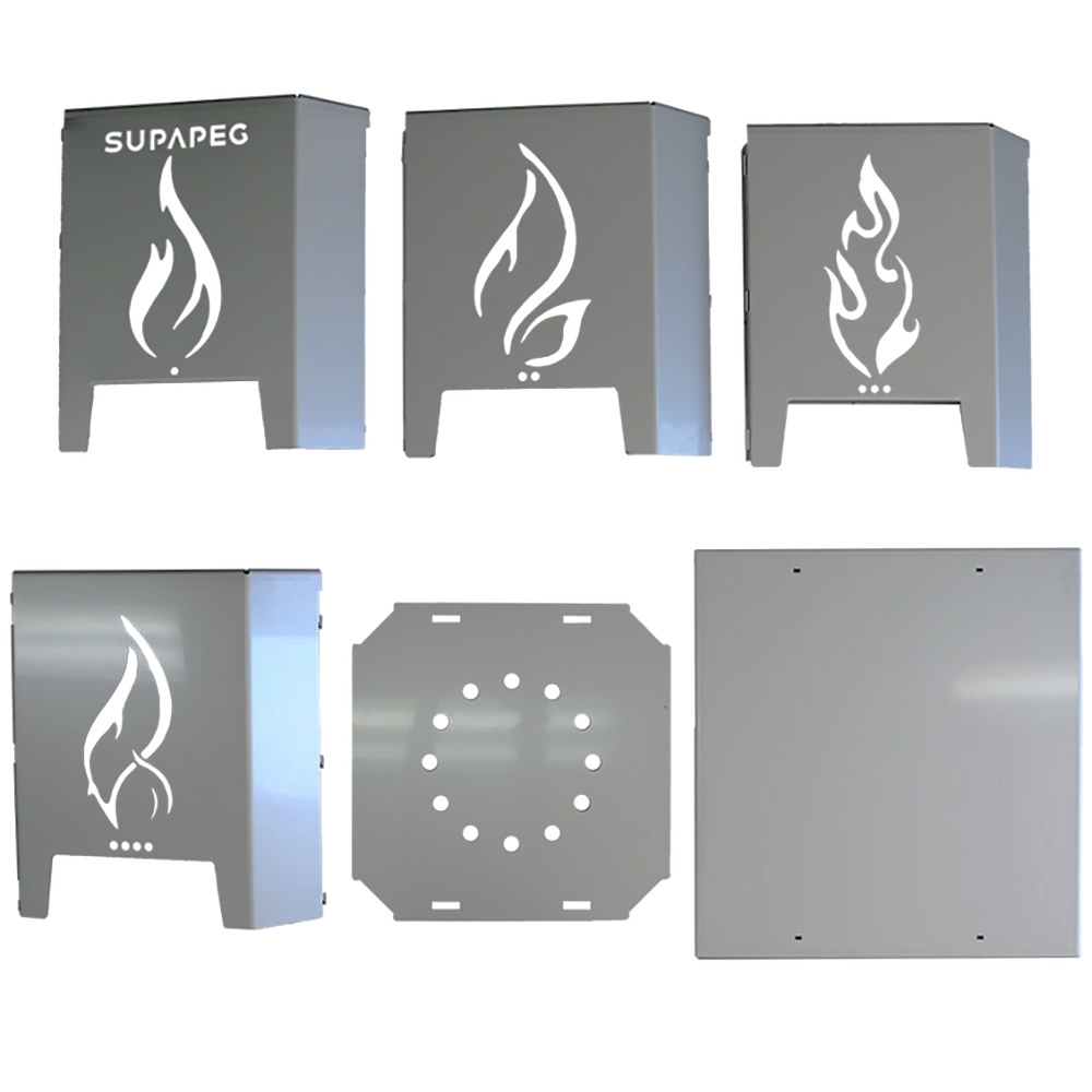 Supa Cube Stainless Steel Fire Pit 7 Supa Cube Stainless Steel Fire Pit - Image 5