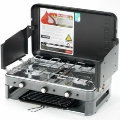 2 Burner Deluxe Stove & Grill -Snowys Sales 1258830 2 burner deluxe stove grill