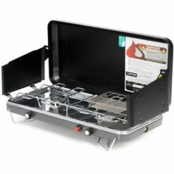2 Burner Deluxe Wide Camp Stove -Snowys Sales 1258846 2 burner deluxe wide camp stove