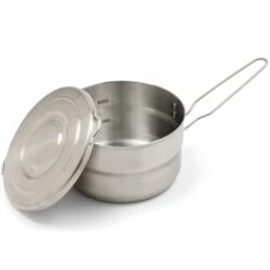 Stainless Steel Mess Pot 1.5L 19 Stainless Steel Mess Pot 1.5L -Snowys Sales 1266511 15l ss mess kit