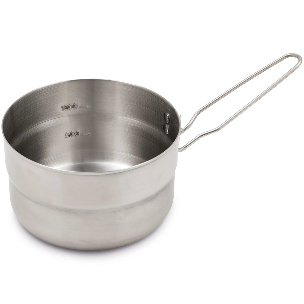 Stainless Steel Mess Pot 1.5L 9 Stainless Steel Mess Pot 1.5L - Image 7