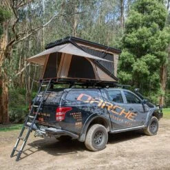 Ridgeback HighRize 1250 Hard Shell Rooftop Tent -Snowys Sales 1268573 ridgeback highrize 1250 roof top tent