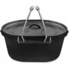 Cast Iron Camp Oven 10 Quart -Snowys Sales 1270922 cast iron camp oven 10 quart