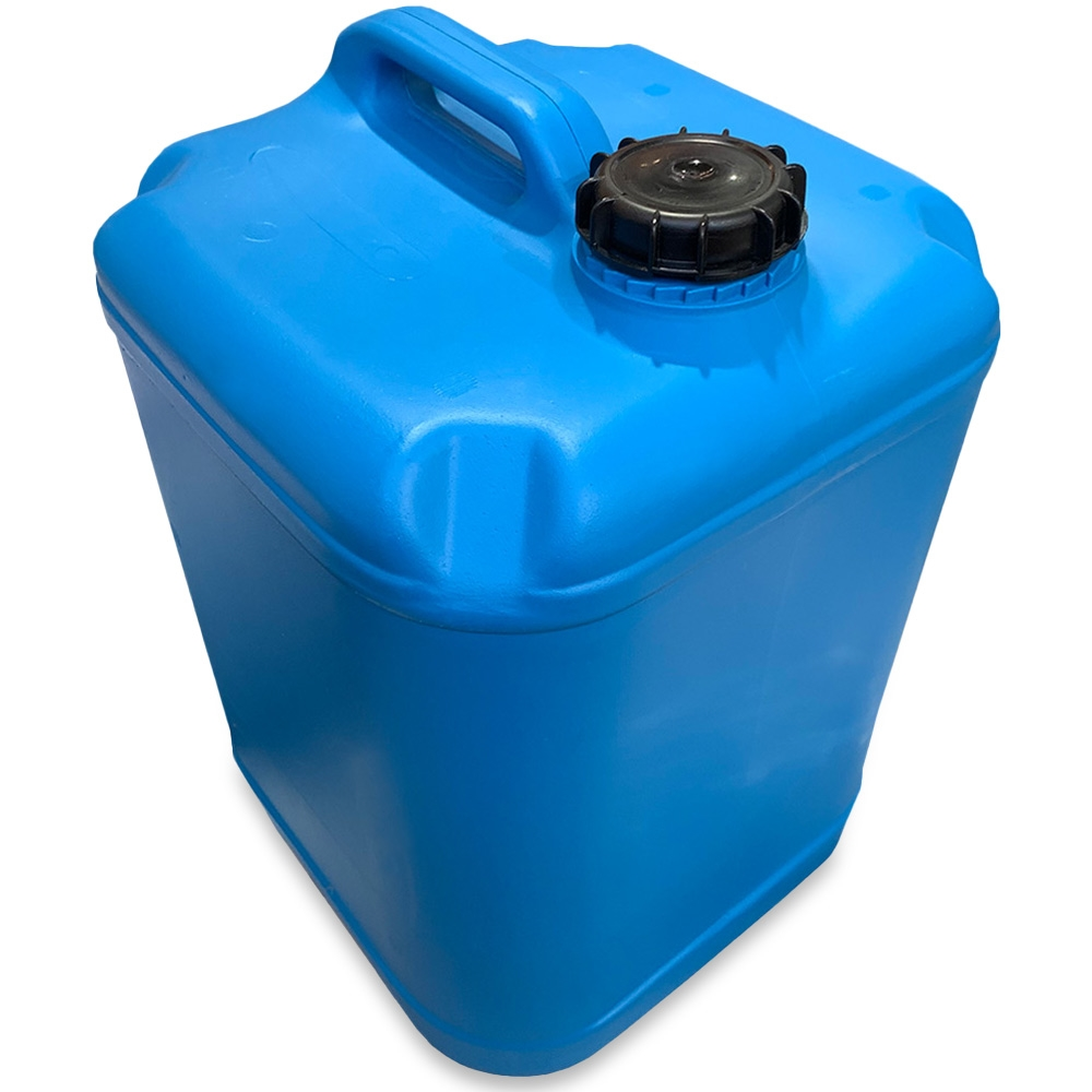 Plastic H2O Blue Cube Jerry Can 25L 3 Plastic H2O Blue Cube Jerry Can 25L