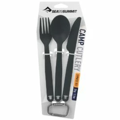 Sea To Summit Camp Cutlery 3 Piece Set -Snowys Sales 1275259 camp cutlery 3 piece set