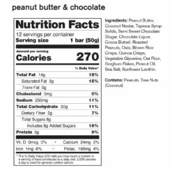 Skratch Labs Peanut Butter & Chocolate Energy Bar -Snowys Sales 1275886 skr anytime energy bar 50g peanut butter chocolate