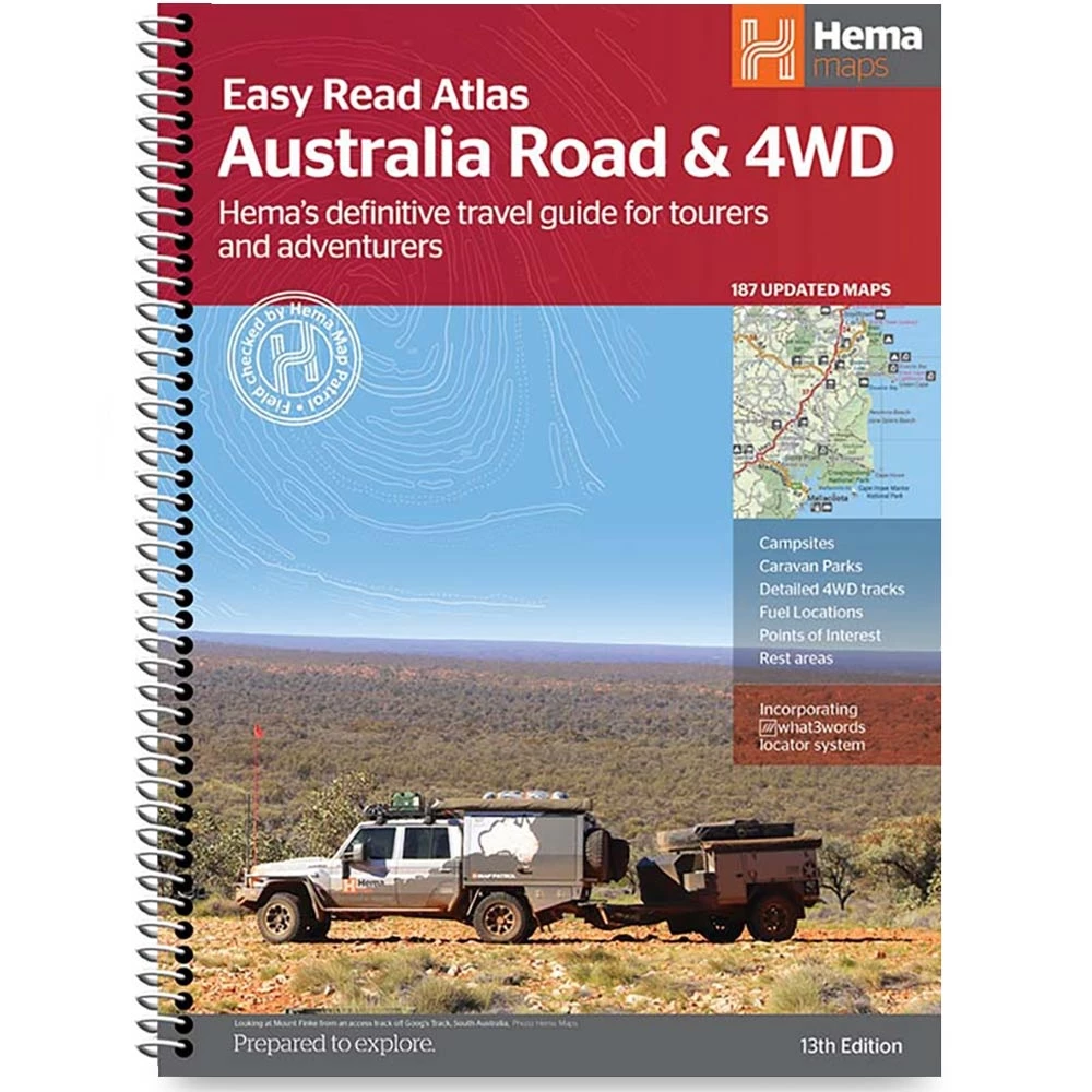 Hema Australia Road & 4WD Easy Read Atlas (13th Edition) 3 Hema Australia Road & 4WD Easy Read Atlas (13th Edition)