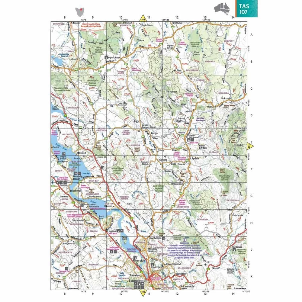 Hema Australia Road & 4WD Easy Read Atlas (13th Edition) 6 Hema Australia Road & 4WD Easy Read Atlas (13th Edition) - Image 4