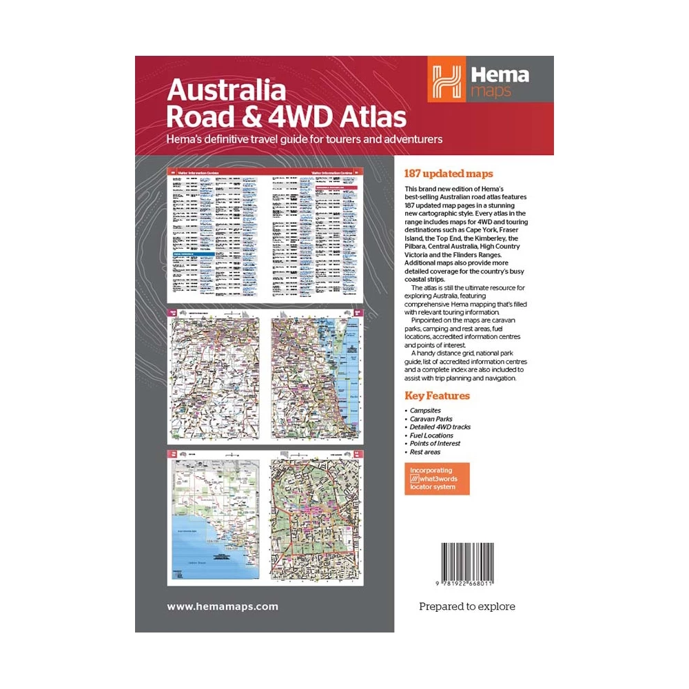 Hema Australia Road & 4WD Spiral Bound Atlas (13th Edition) 4 Hema Australia Road & 4WD Spiral Bound Atlas (13th Edition) - Image 2