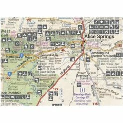 Hema Great Desert Tracks Simpson Desert Sheet 9th Edition -Snowys Sales 1278037 great desert tracks simpson sheet 9th edt